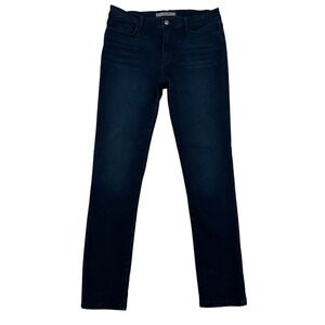 Joe's Women Sz 30 Jeans Stretch The Icon Mid Rise Skinny Ankle Crop Jeans Logo
